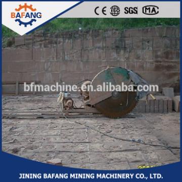 Quarry natural stone chopper cutting machine With Travelling Rail