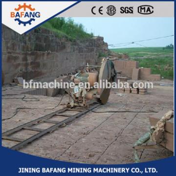 ssz-1600 Electric track rail quarry stone block sawing cutting machine