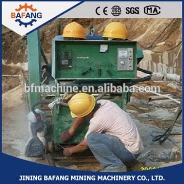 Electric track rail automatic mining quarrying stone cutting machine with blade diameter 1600mm