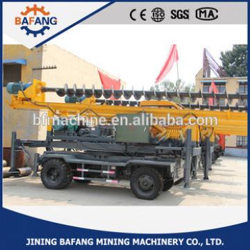 China Manufacturer Tracked Pile Driver 3 - 6m Depth Hydraulic Rotary Drilling Rig Machine