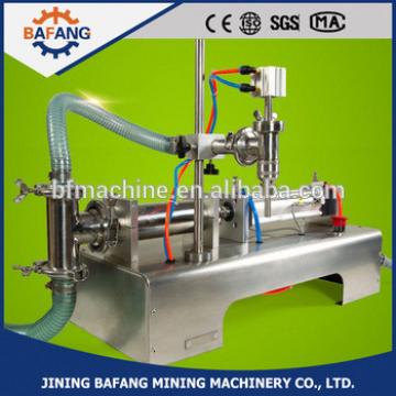 Single head fluid horizontal type pneumatic filling machine