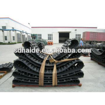 small excavator rubber crawler/rubber belt track for PC60,mini excavator PC60 rubber track