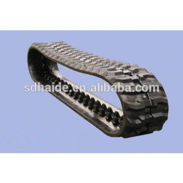 UE10 rubber track,230x72x42,super mini excavator rubber belt track