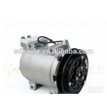 DH220-5 Air Compressor, Daewoo Excavator Air Conditioning Compressor, DH220-5 AC Compressor