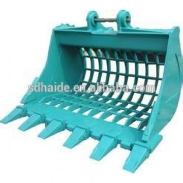 Different Brands Excavator Skeleton Bucket Factory, Excavator Sorting Bucket for Kobelco SK200-2