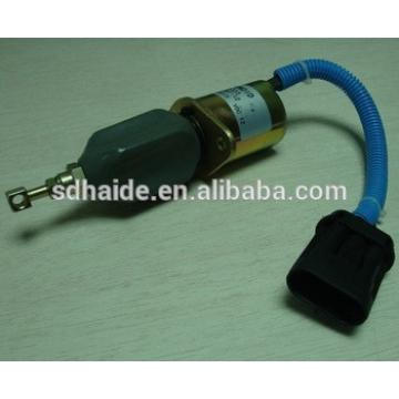 71620700 js130 engine stop solenoid,716/20700 flameout switch for excavator js160,js180,js200,js210,js220,js240,js260