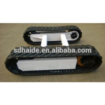DH80 rubber track,DH80 excavator rubber track belt,DH80 track shoe