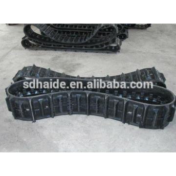 400x72.5x74,EX58 rubber track,mini digger rubber crawler size 400x72.5x74