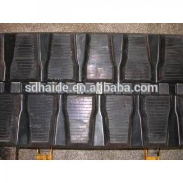 400x72.5x76W rubber track,mini excavator EX55 rubber track size 400x72.5x76