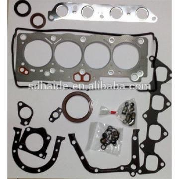 Haide, 6D24 gasket kit full overhaul diesel engine spare part for new crawler excavator, upper gasket kit, mitsubishi