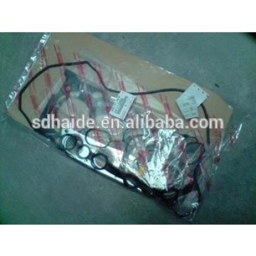 Haide, 6D14 full overhaul gasket kit diesel engine spare part for new crawler excavator and lower gasket kits