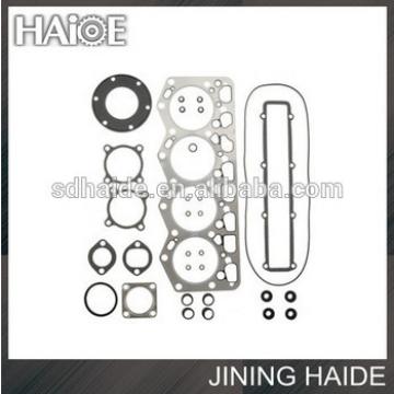 Haide, 4D105 full overhaul gasket kit diesel engine spare parts for new crawler excavator, 6D108D, 6D125, SD6110, S6D114
