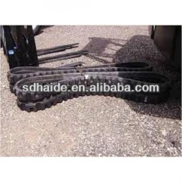 excavators rubber tracks, small cheap robot rubber tracks for kubota,bobcat,doosan,volvo,kobelco