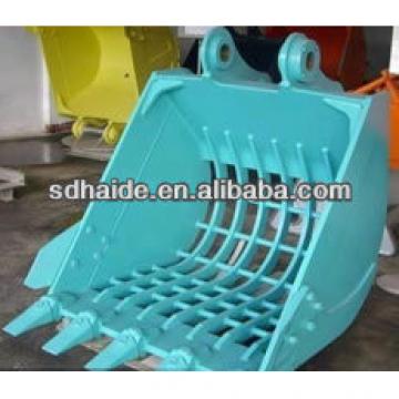 screen bucket for excavator, excavator screen bucket, screen bucket for volvo/kobelco/doosan