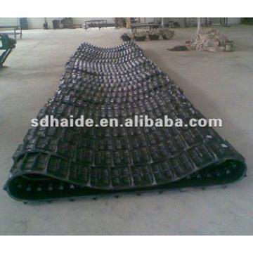 excavator doosan rubber track,doosan rubber track for excavator,excavator rubber band