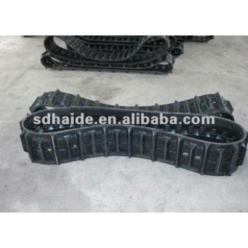 doosan excavator rubber track, excavator rubber belt, rubber track