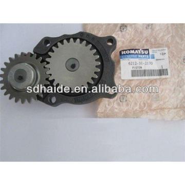 6212-31-2170 oil pump assy engine SA6D140 SA6D140-1 parts and transmission parts for excavator