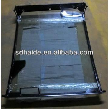 Window frame for excavator cab