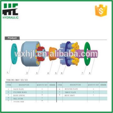 Tokiwa MKV23 MKV33 Hydraulic piston pump parts