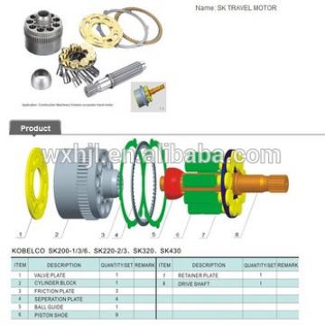 Kobelco excavator parts for bomba hidraulica SK100 SK200 SK320 motor