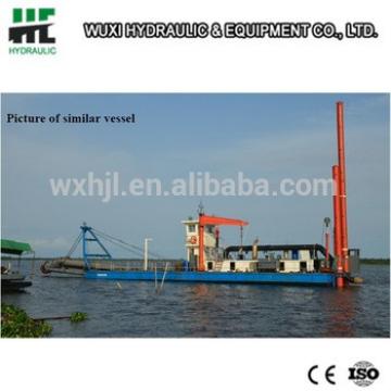 Chinese manufacturer supplying small sand dredger in river