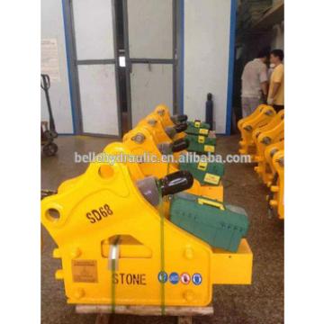 53mm square chisel type hydraulic breacker for 5 ton excavator