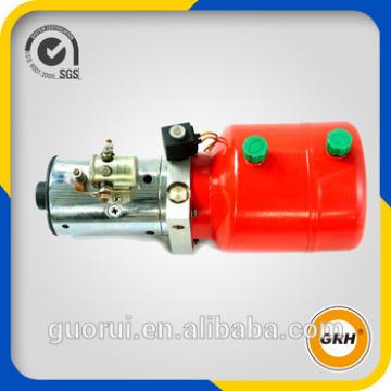 DC 24V small hydraulic power unit with box type combination for tail plate