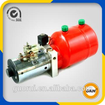 12V hydraulic power unit with hand pump for lift