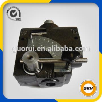 Flow control valve adjustable pressure compensated