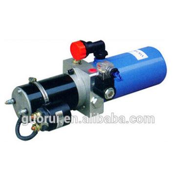 Hydraulic power pack unit for trailer/ winch/truck with hand pump and remote control