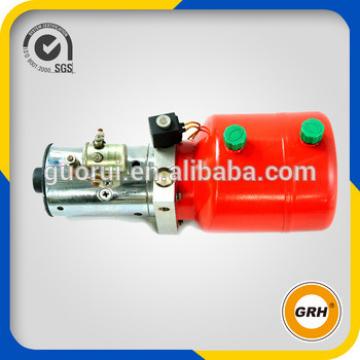 hydraulic power pack unit for vehicle forklift with hand pump and remote control