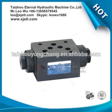 MPCV Series Modular Type Hydraulic Controllable Check Valve, Unidirectionally Hydraulic Directional Valves