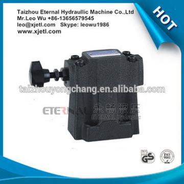 SBG series Low-noise HYDRAULIC pilot control pressure Relief Valve in China