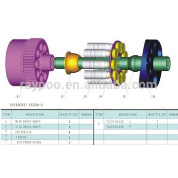 EX550-3 excavator pump parts