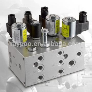 Electric forklift integrated valve unit