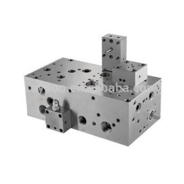 Continuous wall grab hydraulic valve block