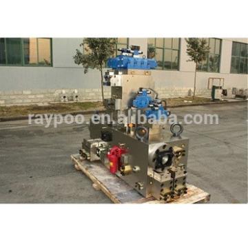 Internal high pressure forming hydraulic machine hydraulic valve unit