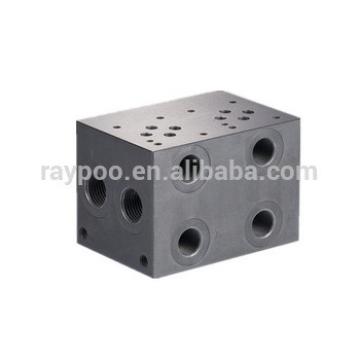 NG 6 10mm hydraulic solenoid valve block base plate