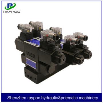 hydraulic solenoid valve station for hydraulic cylinder for pipe rolling machine hydraulic station