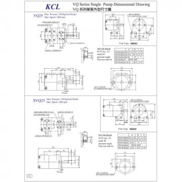 TAIWAN KCL Vane pump VQ425 Series VQ425-237-75-L-RAA