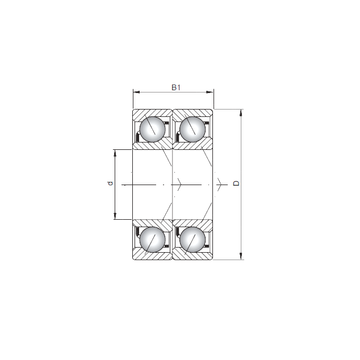 7303 B-UD CX Angular Contact Ball Bearings